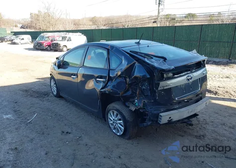 2012 Toyota Prius Plug-In из США, поврежденный, VIN JTDKN3DP8C3026819